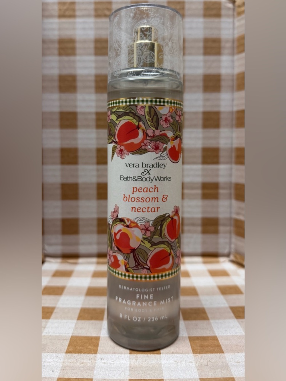 NEW B&BW x Vera Bradley Peach Blossom Fragrance Mist for body/ hair, Full Size